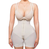 Fajas Body Shaper for Women – Firm Tummy Control Shapewear with Adjustable Straps, Waist Slimmer & Butt Lifter Bodysuit